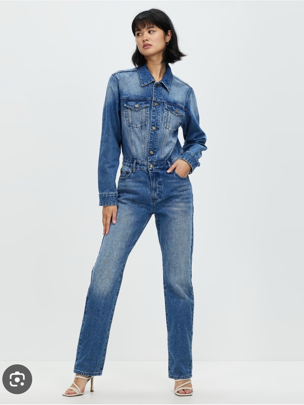 Michael Kors Classic Denim Jumpsuit